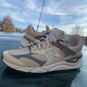 New Balance Beige and Gray Men's Shoes